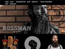 Tablet Screenshot of bossmanbrand.com